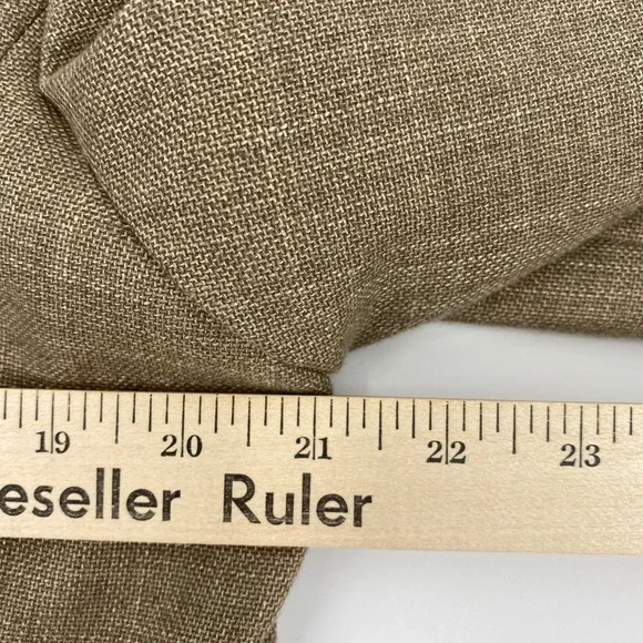 Lauren Ralph Lauren LRL Blazer Mens 40S Tan Linen Blend 2 Button Sport Coat